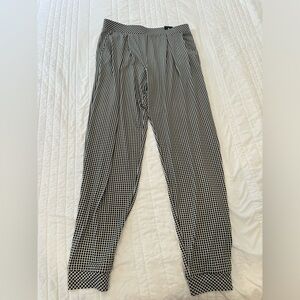 Express Black and white checkered pants